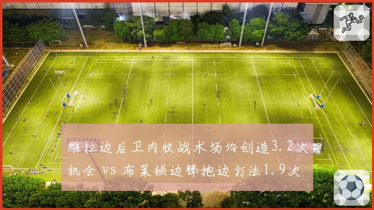 维拉边后卫内收战术场均创造3.2次机会 vs 布莱顿边锋抱边打法1.9次，英超战术实验各显神通